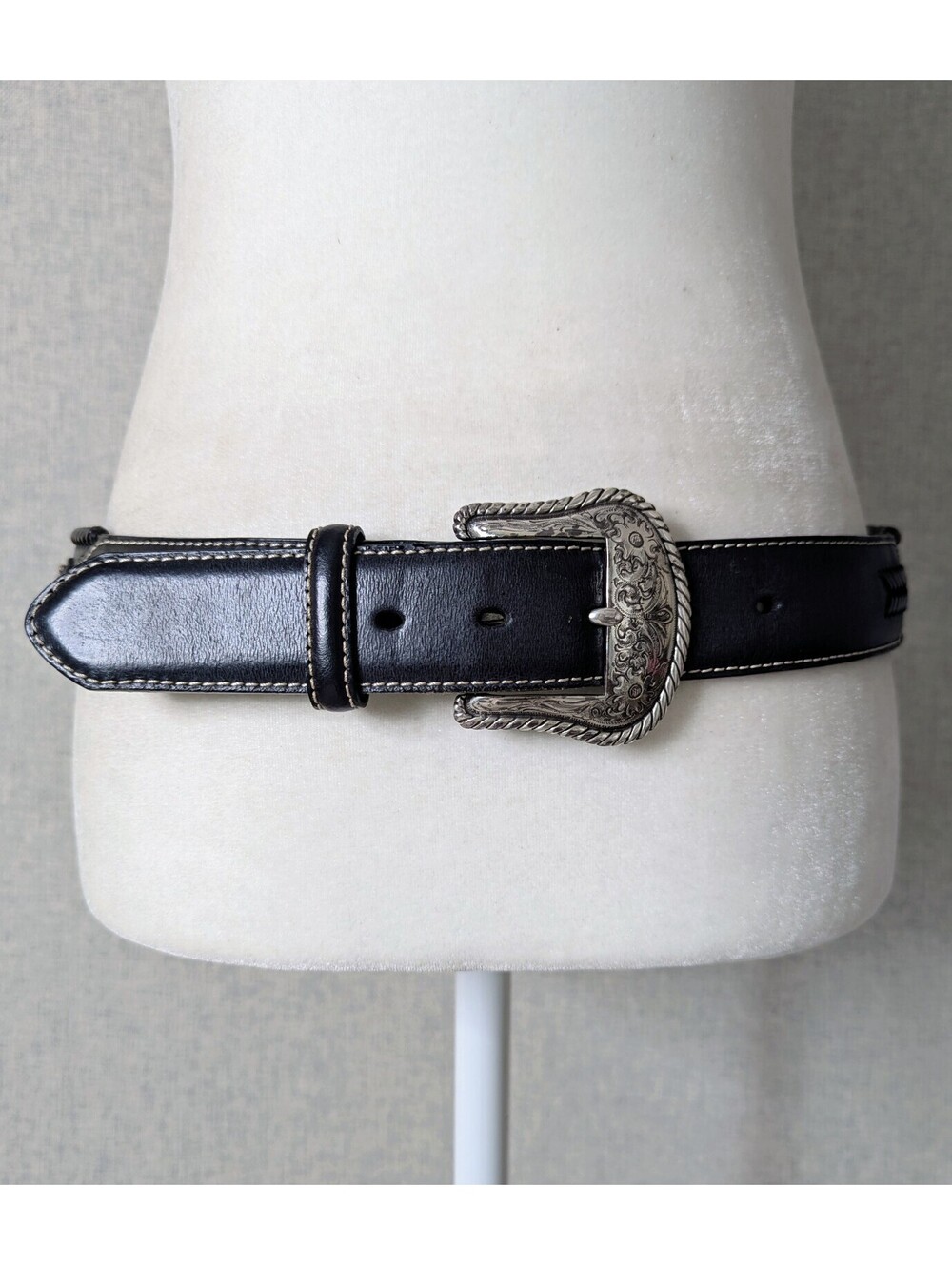 Vintage Nocona Belt Co. leather western belt - Size 38